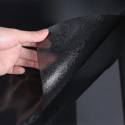 SDAFD Tischdecke Transparent PVC-Tischschutz, Abwaschbar, Wasserdicht, Für Esstisch Couchtisch Und Schreibtisch, Verschiedenen Gr,Matte Texture Black (Dicke:1.6mm,Größe:30x30cm/11.8x11.8in) von SDAFDPro