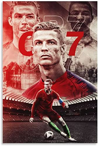 5D Diamant Painting Set FüR Erwachsene Und Kinder Fußballspieler Cristiano Ronaldo Poster DIY Diamond Painting Kristall Strass Diamant Stickerei GemäLde 11.8"x15.7"(30x40cm) Kein Rahmen von SDDLW1990