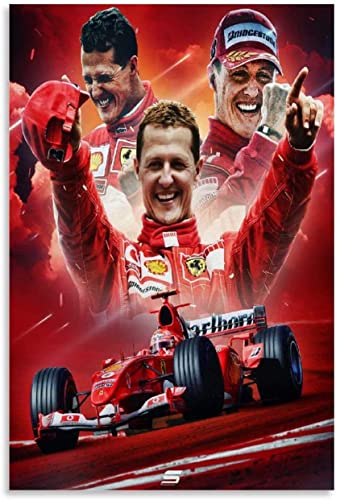 5d Diamond Painting Diamant Bilder FüR Erwachsene Und Kinder Michael Schumacher Wallpaper Hd-Poster DIY Kreuzstich Arts Craft Kristall Strass Stickerei 11.8"x15.7"(30x40cm) Kein Rahmen von SDDLW1990