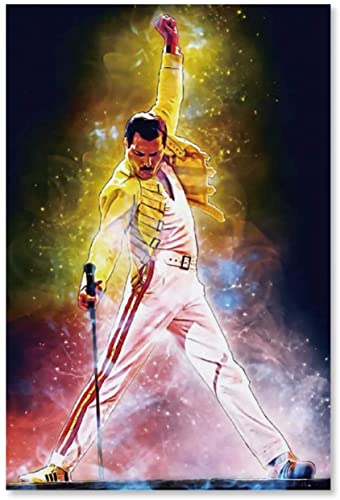 DIY 5d Diamant Malerei Kits FüR Erwachsene Und Kinder Freddy Mercury 1 Kreuzstich Art Kristall Strass Stickerei Painting 23.6"x35.4"(60x90cm) Kein Rahmen von SDDLW1990