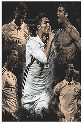 DIY 5d Diamant Malerei Kristall Strass Painting Cristiano Ronaldo Fußballspieler Stickerei Bilder Kunst Handwerk FüR Erwachsene Und Kinder 15.7"x19.7"(40x50cm) Kein Rahmen von SDDLW1990