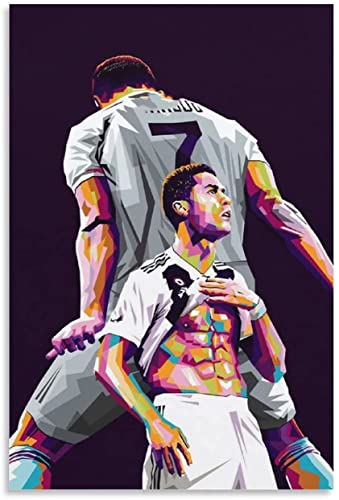 SDDLW1990 DIY 5d Diamant Malerei Kristall Strass Painting Cristiano Ronaldo-Plakat Stickerei Bilder Kunst Handwerk FüR Erwachsene Und Kinder 11.8"x15.7"(30x40cm) Kein Rahmen von SDDLW1990