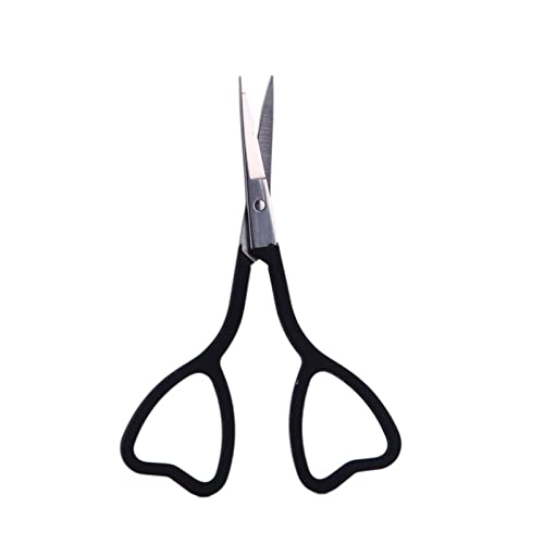 SDEFRGT Schere 1Pcs Mini Vintage Schere Extra Small Edelstahl Stickerei Scissor Mustache Trimming Tragbare Scheren Herren Bart von SDEFRGT