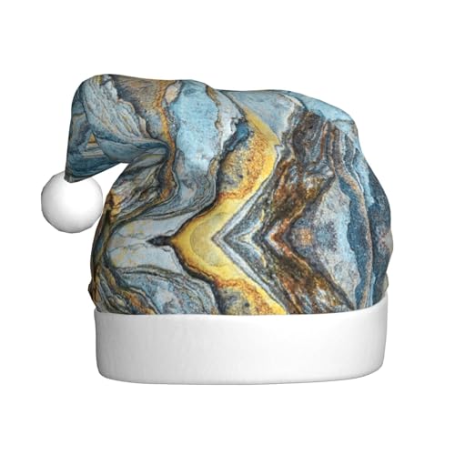 SDFCUMDM Weihnachtsmütze mit Rock-Layer-Druck, für Erwachsene, lebendiger Druck und bequeme Passform von SDFCUMDM