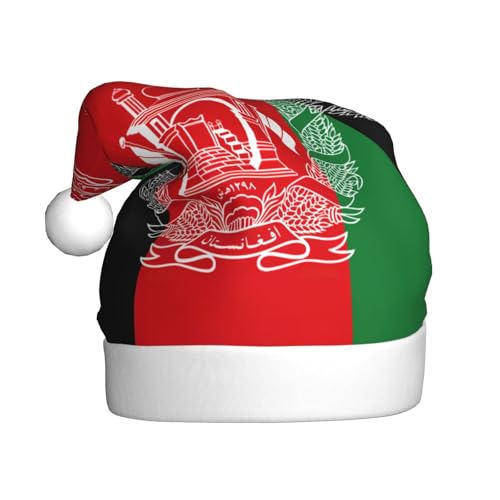 Weihnachtsmütze mit Flagge von Afghanistan, lustige Weihnachtsmütze für Erwachsene, Urlaubsmütze, Accessoire für Weihnachtsfeier von SDFHU