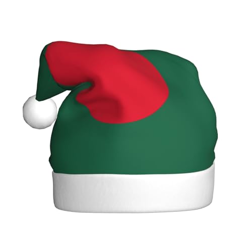 Weihnachtsmütze mit Flagge von Bangladesch, lustige Weihnachtsmütze für Erwachsene, Urlaubsmütze, Accessoire für Weihnachtsfeier von SDFHU