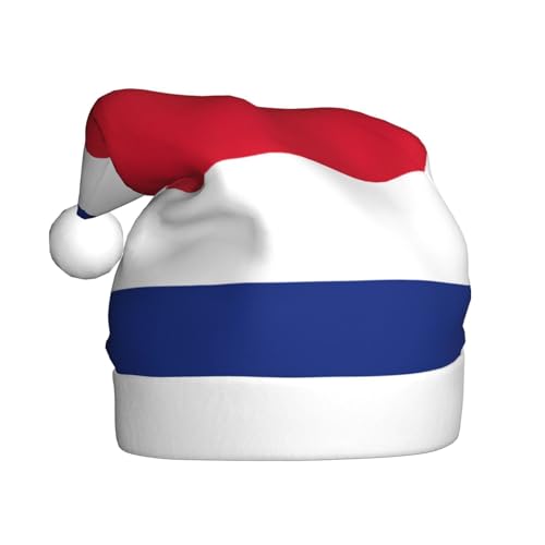 Weihnachtsmütze mit Flagge von Costa Rica, lustige Weihnachtsmütze für Erwachsene, Urlaubsmütze, Accessoire für Weihnachtsfeier von SDFHU