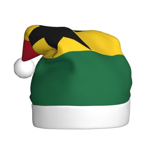 Weihnachtsmütze mit Flagge von Ghana, lustige Weihnachtsmütze für Erwachsene, Urlaubsmütze, Zubehör für Weihnachtsfeier von SDFHU