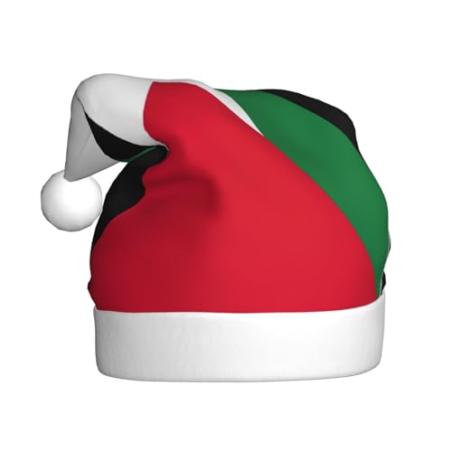 Weihnachtsmütze mit Palästina-Flagge, lustige Weihnachtsmütze für Erwachsene, Urlaubsmütze, Accessoire für Weihnachtsfeier von SDFHU