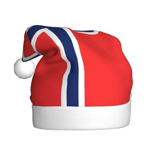 Weihnachtsmütze mit norwegischer Flagge, lustige Weihnachtsmütze für Erwachsene, Urlaubsmütze, Accessoire für Weihnachtsfeier von SDFHU