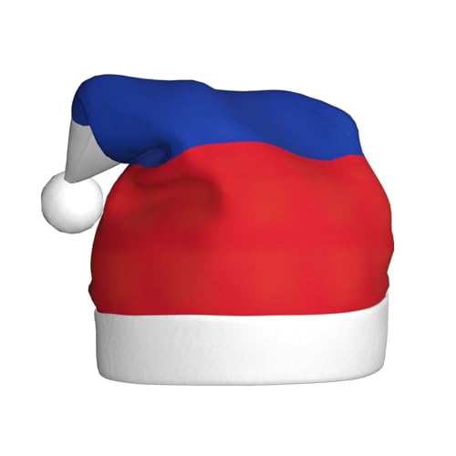 Weihnachtsmütze mit russischer Flagge, lustige Weihnachtsmütze für Erwachsene, Urlaubsmütze, Accessoire für Weihnachtsfeier von SDFHU