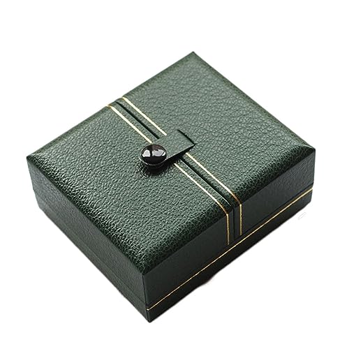 SDGBCXD, Schmuckschatulle, Mini-Schmuckkästchen, quadratische Flanell-Schmuck-Organizer-Box, Schmuck-Aufbewahrungsbox for Ohrringe, Armbänder, Ringe, Frauen und Mädchen,Schmuckkästchen(B) von SDGBCXD