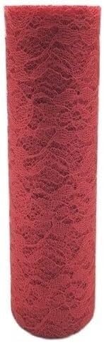 SDGBCXD, Spitze Glitter Pailletten Tüll Rolle Mesh DIY Tüll Stoff Hintergrund Hochzeit Geburtstag Party Tisch Dekoration Tisch Läufer,Eugen Schnur.(Red) von SDGBCXD