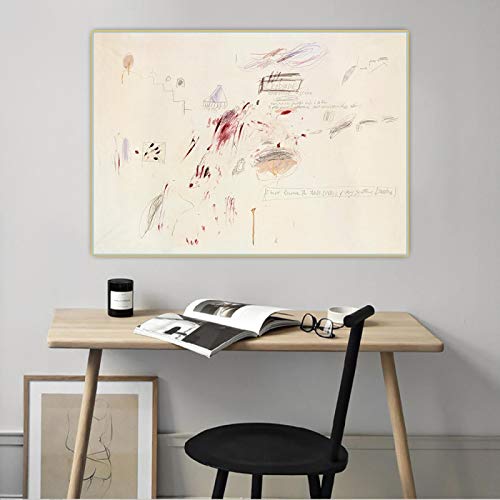 Cy Twombly《Herodiade.1960》Leinwand Kunst Ölgemälde Kunstwerk Poster Bild Wand Dekoration Poster Druck Malerei 50x70cm Rahmenlos von SDVIB