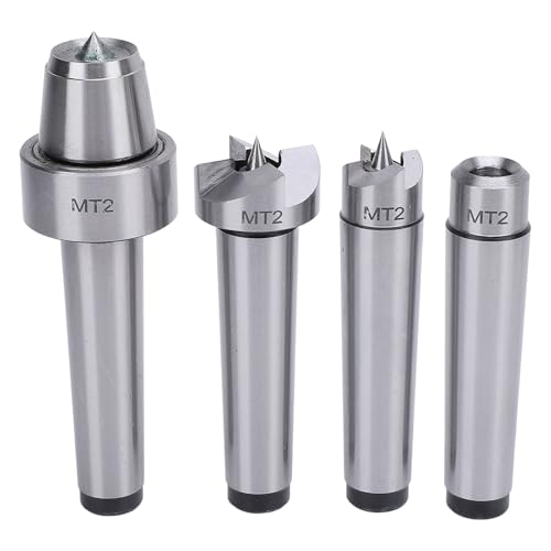 4pcs Holzdrehmaschine Live Center Drive Spur Cup Set Premium Stahllive- und Antriebswerkzeuge für Metallverarbeitung, Holzbearbeitung, Holzbearbeitung von SEAFRONT