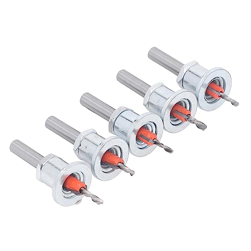 5pcs Countersink Bohrbohrbit Set Runde Schaftschraubenbohrmaschine Bit Tiefe Einstellbar mit Stoppschraubenloch für Holzbearbeitung 5pcs Countersink Bohrbohrbit Set Runde Schaftschraubenbohrmaschine Bit Tiefe Einstellbar mit Stoppschraubenloch für Holzbearbeitung von SEAFRONT