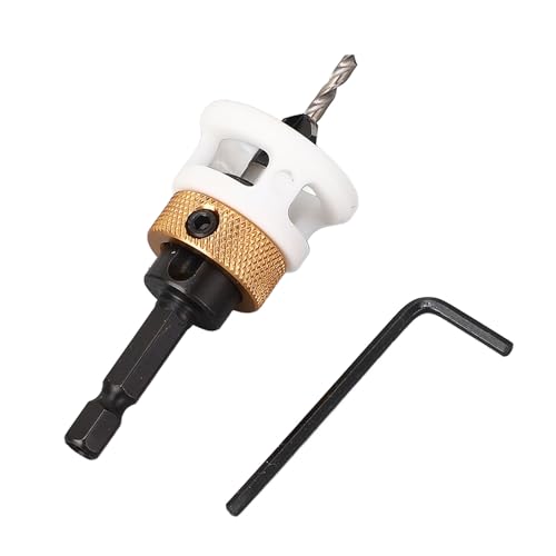 Countersink -Bohrbit mit Einstellbarer Tiefe 1/8in M2 HSS 82 ° Loch Holzspippelbrett 4 Flöte 1/4 Sechskant Shank Countersink -Bohrbit mit Einstellbarer Tiefe 1/8in M2 HSS 82 ° Loch Holzspippelbrett 4 Flöte 1/4 Sechskant Shank von SEAFRONT