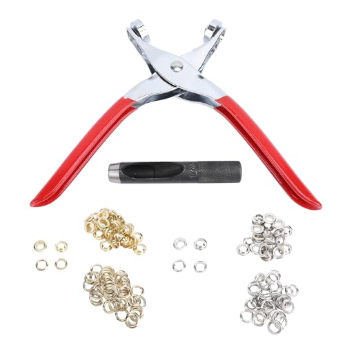 Ösen-Werkzeug-Set, 12 Mm Lederlocher, Manuelle Ösenzange mit Ösen, Unterlegscheiben für Stoffgürtel Ösen-Werkzeug-Set, 12 Mm Lederlocher, Manuelle Ösenzange mit Ösen, Unterlegscheiben für Stoffgürtel von SEAFRONT