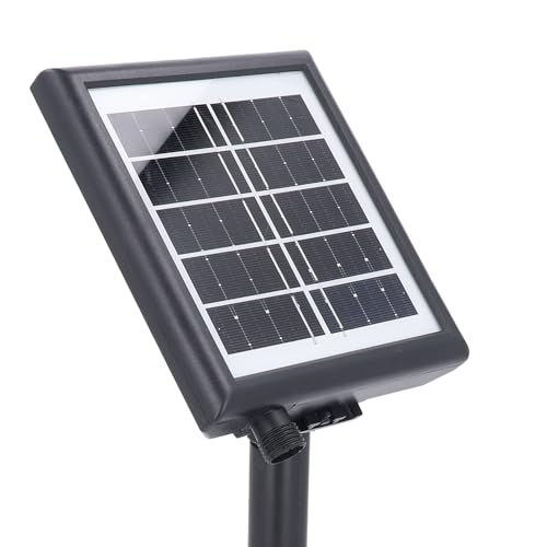 SEAFRONT Solarpanel Lichterketten Steuerbox, 4 Einstellbare Helligkeitsstufen 8 Blinkmodi Solarpanel für Lichterkette, IP65 LED Solar Lichterketten Bedienfeld für Außenbereich Hof Garten Hinterhof von SEAFRONT