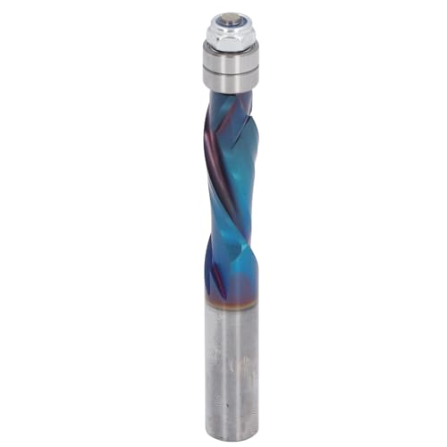 Solid Carbid Trimm Router Bit, Kompressionsspiralrouter Bit 1/2in Shank mit Zwei Kugellager, Nanoblau -Beschichtung, für Holzbearbeitung, Weichholz, Hartholz und Mehr Solid Carbid Trimm Router Bit, Kompressionsspiralrouter Bit 1/2in Shank mit Zwei Kugellager, Nanoblau -Beschichtung, für Holzbearbeitung, Weichholz, Hartholz und Mehr von SEAFRONT