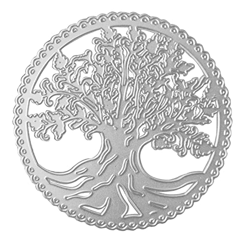 Handgefertigtes DIY Stanzen Für Die Kartenherstellung Runde Spitze Baum Metall Gestanzt Prägemesserform Für Sammelalbum Umschlag Handwerk Metallstanzungen Prägeschablone Stanzformen Für Die von SEARUB