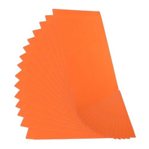 15st Umschlagverpackungsbeutel Aufbewahrungsbeutel Organizer Handtasche Umschläge Verdickte Aktenbeutel Kreative Aktentaschen Versandtasche Aktentaschen Fürs Büro Papier Orange SECFOU von SECFOU