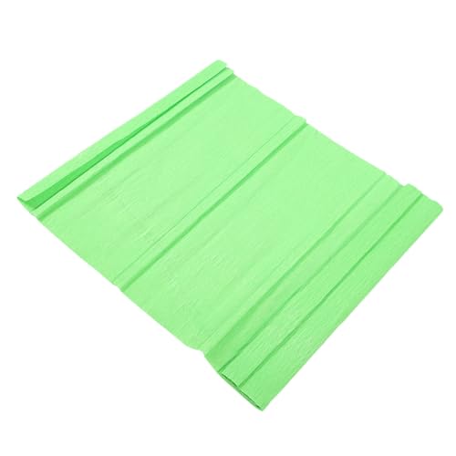 SECFOU 1 Rolle Krepp-papier Dekoration Geburtstag Krepppapier Blumen Geschenkpapier Krepppapier Blumenstraußpapier Dekoratives Geschenkpapier Diy-papier Bastelkrepppapier Green von SECFOU