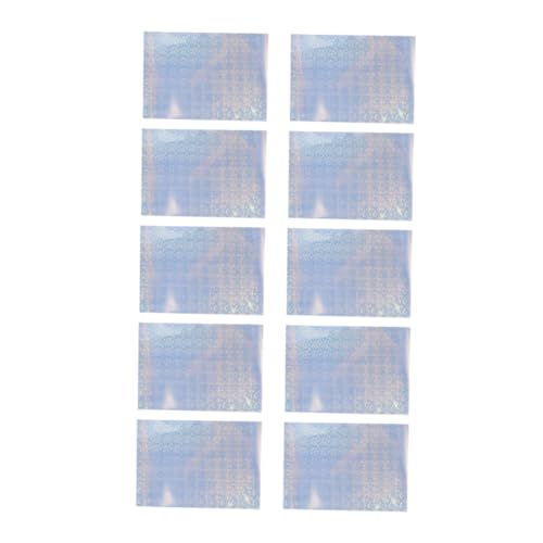 SECFOU 10 Blatt Druckpapier Fotopapier Glänzendes Fotopapier Wasserfest Druckerpapier Glitzerndes Vinyl Aufkleberpapier Regenbogen Vinyl Aufkleberpapier Druckeretiketten von SECFOU