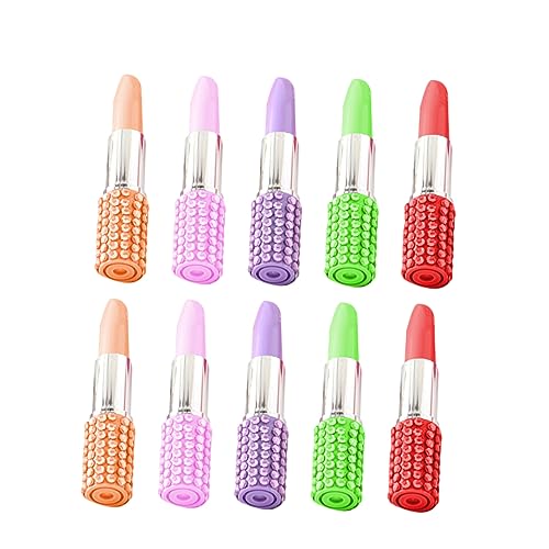 SECFOU 10 Stück Lippenstift Schilderstift Koreanische Version Des Kugelschreibers Lippenstift Kugelschreiber Strass Stift Kreativer Schöner Kugelschreiber Süßer Kugelschreiber von SECFOU