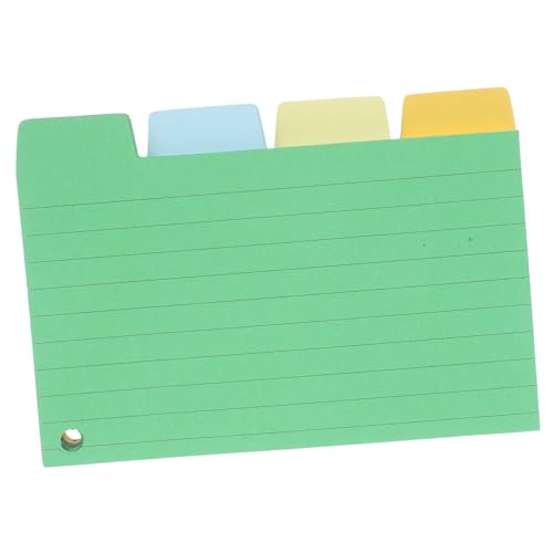 SECFOU 100 Blatt Indexnotizen Memoboard buchzeichen geschenkeidee tagesplan Veranstalter Notizheft Nachrichtenschreibblöcke kleine Notizblöcke Haftnotizblock kleines Zettelchen Papier von SECFOU