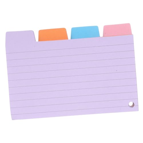 SECFOU 100 Blatt Indexnotizen Memoboard write board zeitungen zeichenheft geschebke bescherung Lernkarten aus Papier Nachrichtenschreibblöcke einzigartige Notizblöcke tragbarer Notizblock von SECFOU