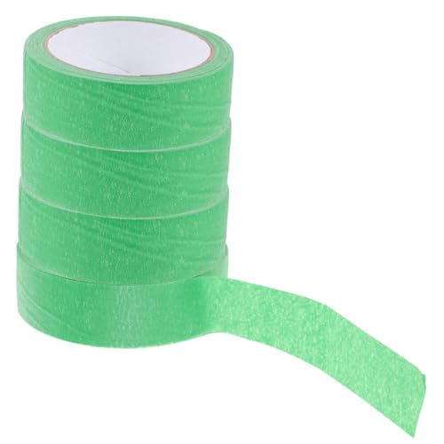 SECFOU 4 Rollen Abdeckband Malerbänder Diy Bastelbänder Nadelstreifenband Zeichenband Malerband Klebeband Für Automobile Kunstfarbbänder Beschriftungsband Farbband Kunstband Green Papier von SECFOU