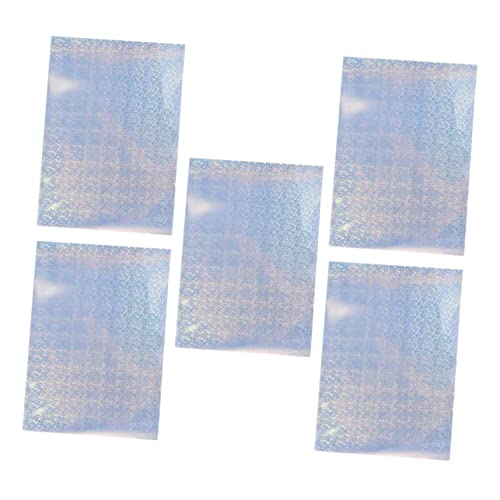 SECFOU 5 Blatt Druckpapier Fotopapier Farbdruckerpapier Druckeretiketten Aufkleber Fotodruckpapier Transparent Bedruckbar Aufkleberpapier Druckerfotopapier Bedruckbar von SECFOU