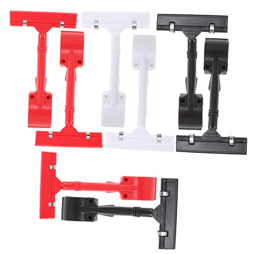 SECFOU 9St Anzeigetafel werbeaktion memo grip Plakathalter Warenpräsentation Etikettenhalter Etikettenklemme Doppelkopf-Display-Clips Preisschildklemme Halter für Preisschilder Abs von SECFOU