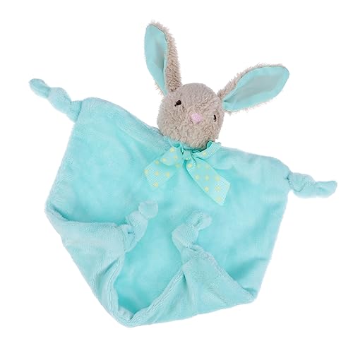 SECFOU Kuscheltuch Für Babys Aus Kristallfleece Beruhigendes Teeset x Grünes Kaninchen Ideal Für Zahnungszeit Und Als Für Kleinkinder 0 3 Jahre von SECFOU