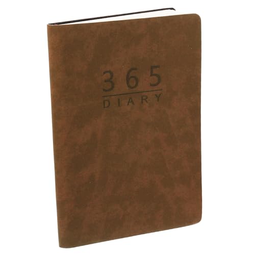 SECFOU Multifunktions-Notizblock small notebook jahreskalender Jahresplaner Notizbuch tagesplan wöchentlicher Terminkalender Agenda-Notizbuch Notizbücher Notizbuch jährlich Papier Coffee von SECFOU