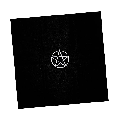 SECFOU Pentacle Tarot Tischdecke Dekorative Tischdecke Für Tarotkarten Wahrsagung Und Divination Tischdecke Für Esoterik Und Rituale von SECFOU