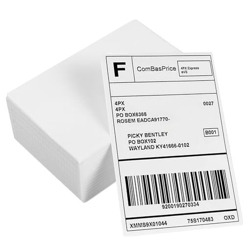 SECFOU Thermoetiketten Selbstklebende Versandetiketten Mit Perforation Für Thermodrucker Geeignet Ideal Für Büro Und Versand Kompatibel Mit Gängigen von SECFOU