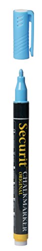 Securit SecuritSMA100-BU, Marker mit flüssiger Kreide, 1-mm-Feder (klein) von SECURIT