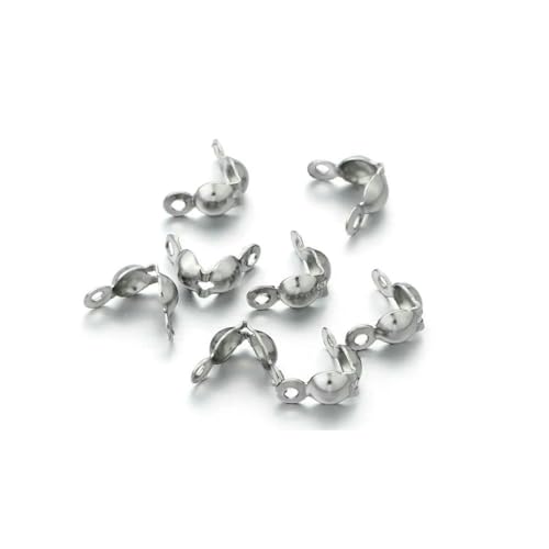 100–200 Stück Verbinderverschluss, 4 x 7 mm, Kugelkette, Kalotte, Endcrimps, Perlen, Verbinderkomponenten für DIY-Schmuckherstellung, Zubehör, Edelstahl, 3–100 Stück 100–200 Stück Verbinderverschluss, 4 x 7 mm, Kugelkette, Kalotte, Endcrimps, Perlen, Verbinderkomponenten für DIY-Schmuckherstellung, Zubehör, Edelstahl, 3–100 Stück von SEDRGH