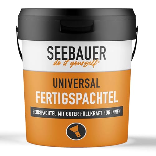 SEEBAUER diy Universal-Fertigspachtel Innen 1,5kg - Feinspachtel mit guter Füllkraft für den Innenbereich von SEEBAUER diy