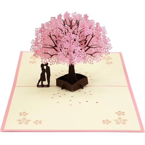 1 Stück personalisierte Hochzeitseinladungskarte 3D-Pop-up-Karten Hochzeitseinladungen Partygeschenke Hochzeitsgrußkarte Jahrestag Valentinstagsgeschenke Postkarte(Style1) von SEEHA