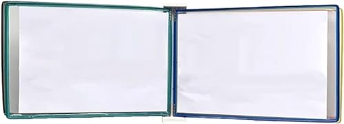 Hängemappen-Organizer für die Wand, Datei A3 Display-Wandordner –, A3 [16,53 Zoll × 11,69 Zoll] 10 Taschen(Color:Color) von SEIBES
