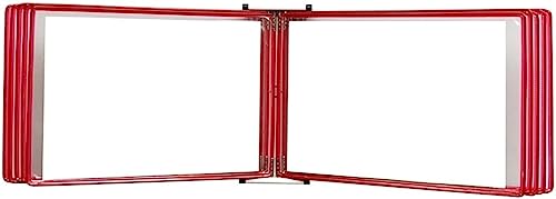 Hängemappen-Organizer für die Wand, Datei-A4-Display-Wandordner, A4 [8,26 Zoll × 11,69 Zoll] 20 Taschen(Color:Rosso) von SEIBES