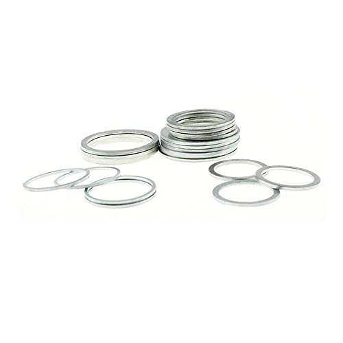 10 Stücke 20mm-50mm Kreissägeblatt Reduzierringe Umwandlungsring Trennscheibe Blende Dichtung Innenloch Adapterringe (Size : 10mm, Color : 20mm) von SEIDER