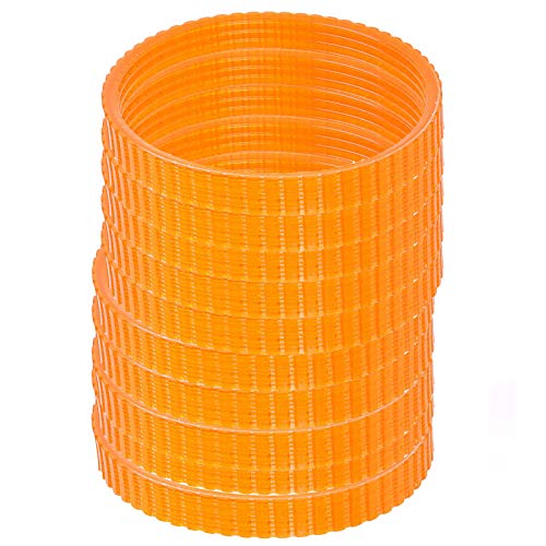 10 Stück 9,6 mm Breite PU Elektrohobel-Antriebsriemen für 1900B (Orange) von SEIWEI