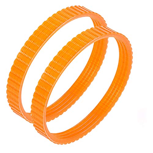 Antriebsriemen für elektrische Hobelmaschine aus PU, 9,6 mm breit, für 1900B, Orange, 2 Stück von SEIWEI