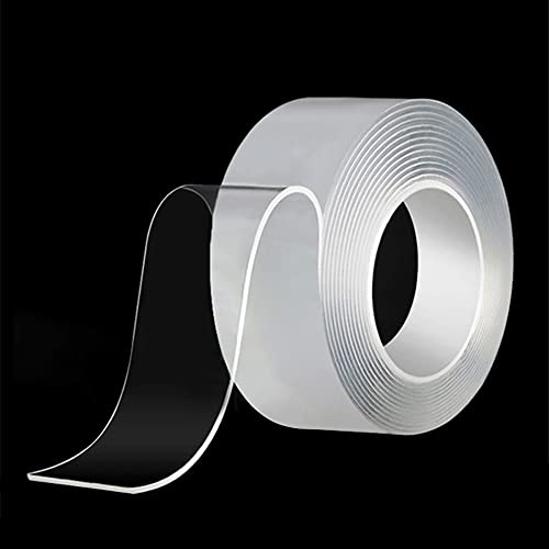 SEIWEI Doppelseitiges Klebeband, Extra Stark 10M Transparent Nano Tape, Abnehmbar und Keine Spurenentfernung, waschbar von SEIWEI