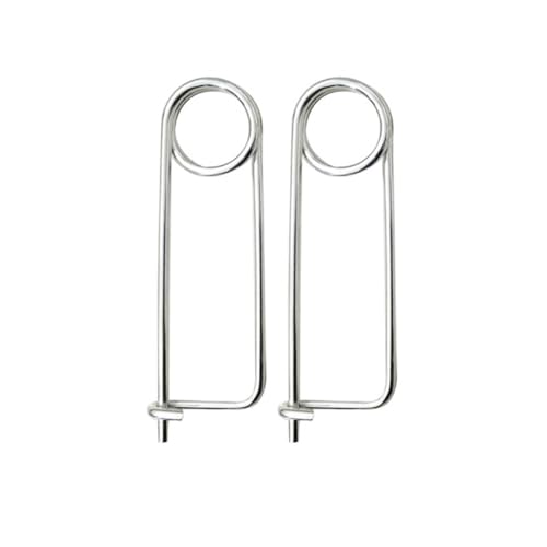 Sicherheitsnadeln Extra Groß, 10.5 cm Sicherheitsnadel Safety Pins Broschen Silber für Basteln DIY, 2er Pack von SEIWEI