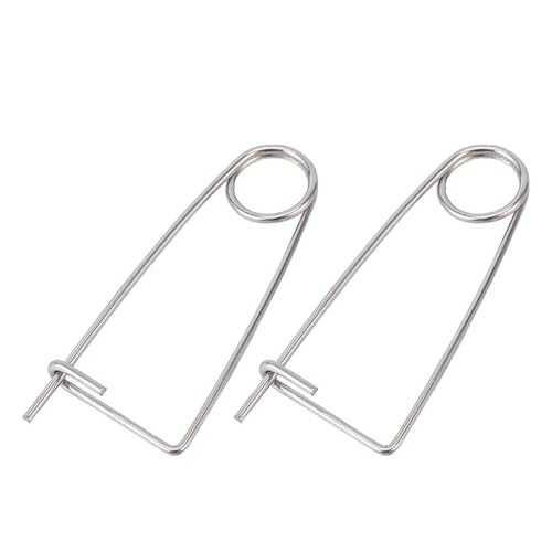 Sicherheitsnadeln Extra Groß, 12.5 cm Sicherheitsnadel Safety Pins Broschen Silber für Basteln DIY, 2er Pack von SEIWEI